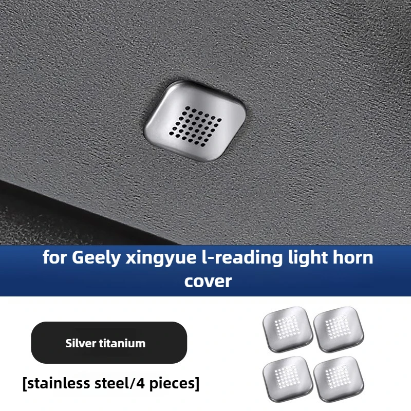 For Grand Koleos Geely Monjaro KX11 Xingyue L 24 25 4pc Stainless Front and Rear Speaker Covers of The Car Roof Audio Cover Trim
For Grand Koleos Geely Monjaro KX11 Xingyue L 24 25 4pc Stainless Front and Rear Speaker Covers of The Car Roof Audio Cover Trim