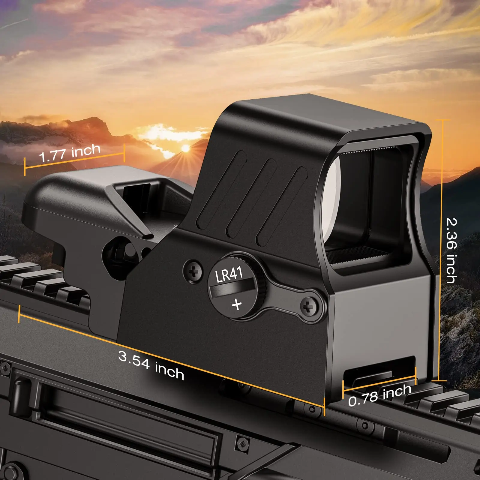 1X22X33 Red Green Dot Tactical Sight 4 Reticle Reflex Sight Quick Detach Mount 20mm Rail
1X22X33 Red Green Dot Tactical Sight 4 Reticle Reflex Sight Quick Detach Mount 20mm Rail