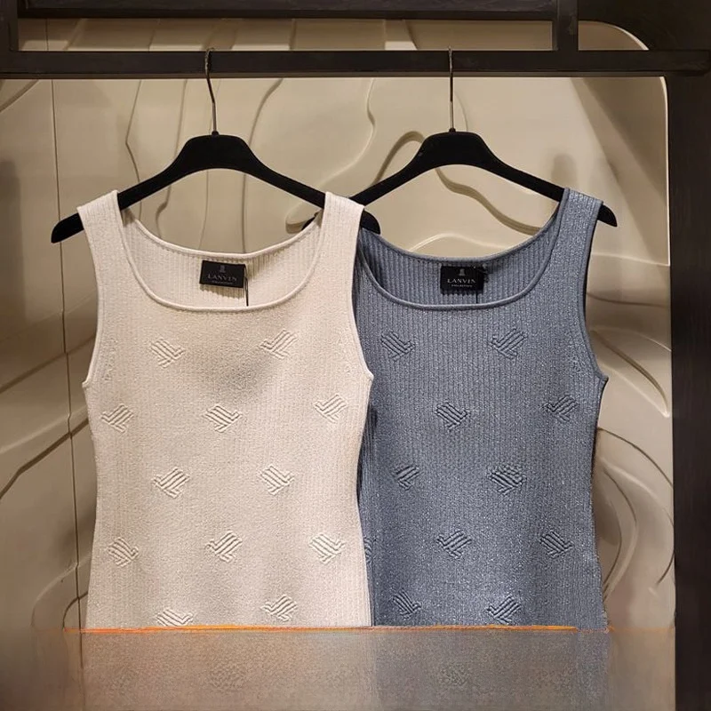 Korean Sle Thin Knitted Vest Elastic Slim Fit Svel Inner Wear QPP Brand Commute Faion Single Piece Summer 2024
Korean Sle Thin Knitted Vest Elastic Slim Fit Svel Inner Wear QPP Brand Commute Faion Single Piece Summer 2024