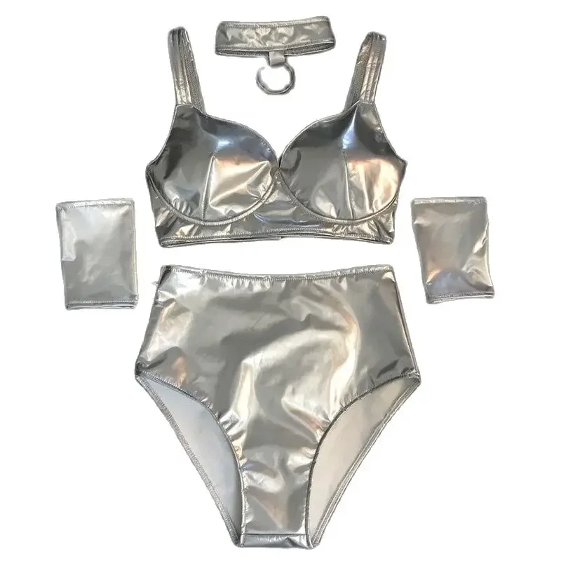 Новый эластичный комплект бикини из лакированной кожи, сексуальный комплект для ночного клуба, бара, диджея, вечеринки, женский костюм танцовщицы, костюм для танцев на шесте, женский комплект сценической одежды
Новый эластичный комплект бикини из лакированной кожи, сексуальный комплект для ночного клуба, бара, диджея, вечеринки, женский костюм танцовщицы, костюм для танцев на шесте, женский комплект сценической одежды