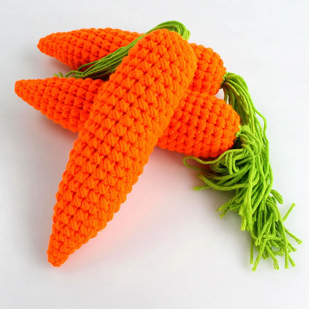 2Pcs Carrot Garland Toy Crochet Carrots Set for Kids Easter Decor Photography Props Fake Vegetable Display Woolen Yarn
2Pcs Carrot Garland Toy Crochet Carrots Set for Kids Easter Decor Photography Props Fake Vegetable Display Woolen Yarn