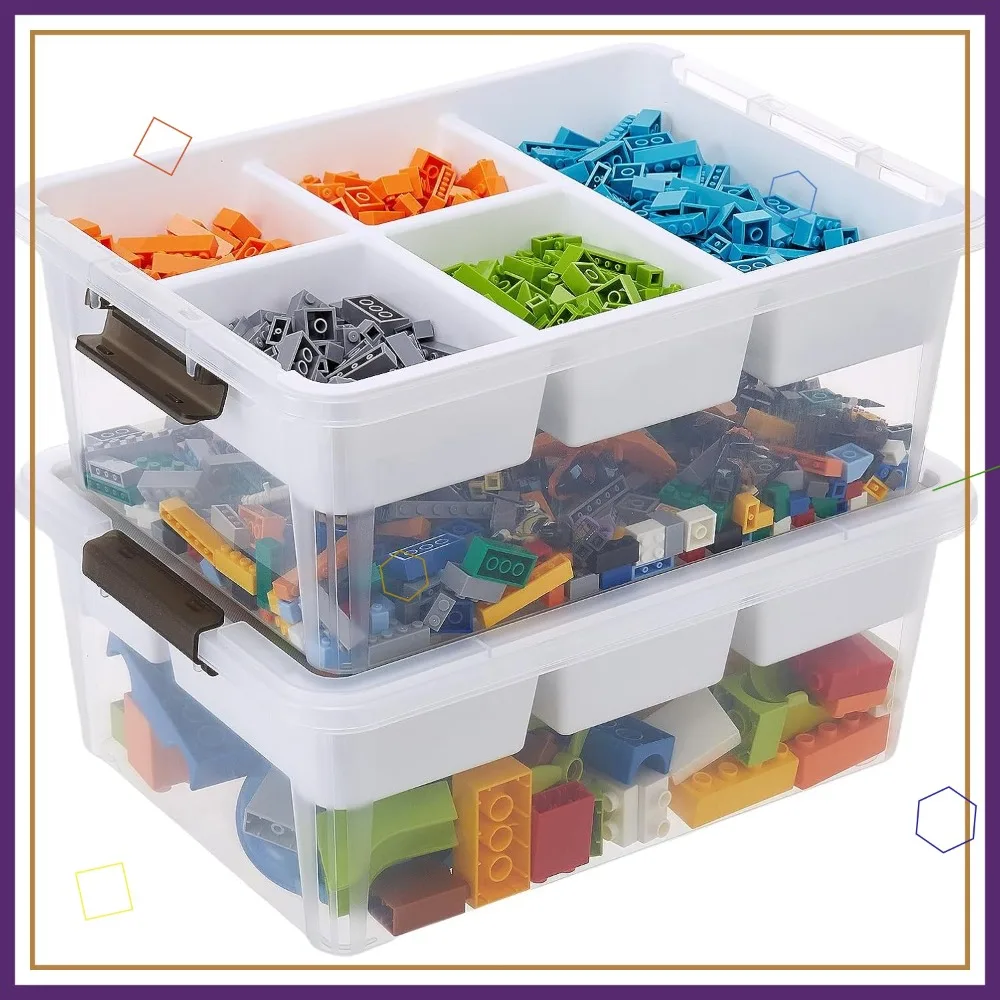 Прозрачный пластиковый контейнер для хранения с выдвижным лотком для бусин, инструментов, швейных принадлежностей — для организации хранения рукодельных материалов (белый, 2 шт.)
Прозрачный пластиковый контейнер для хранения с выдвижным лотком для бусин, инструментов, швейных принадлежностей — для организации хранения рукодельных материалов (белый, 2 шт.)