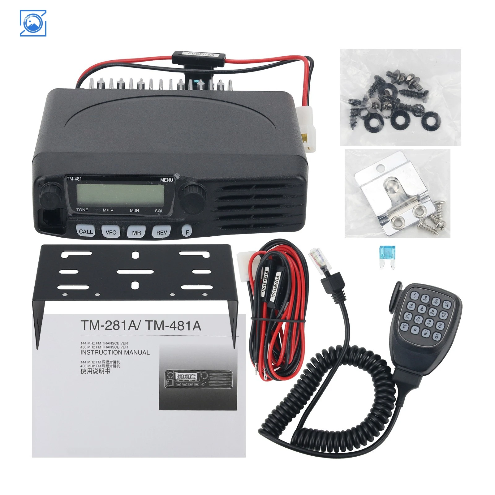 TM-481A 400-470MHz UHF FM Transceiver Mobile Radio 45W Car Radio Station for Communication 10-50KM Coverage
TM-481A 400-470MHz UHF FM Transceiver Mobile Radio 45W Car Radio Station for Communication 10-50KM Coverage