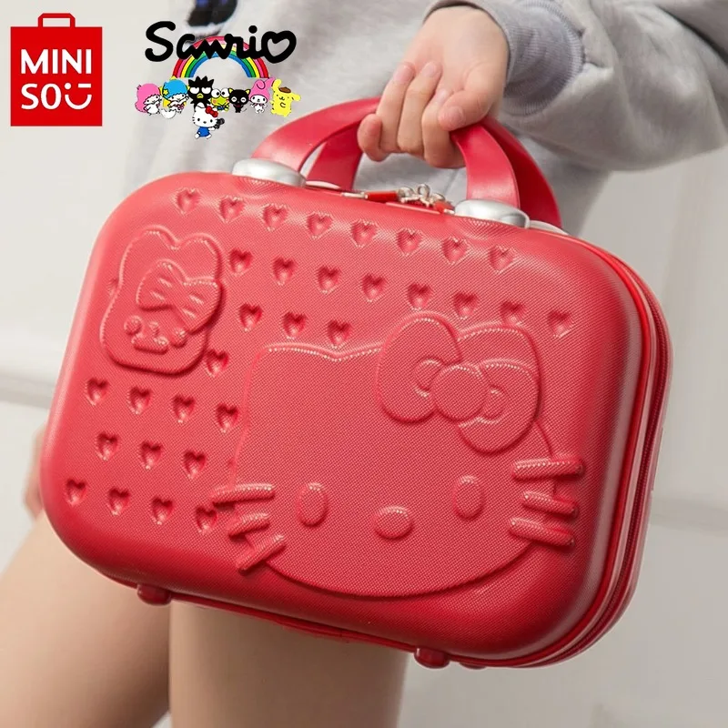 Miniso Hello Kitty 2024 женская косметичка модная Высококачественная коробка мультяшная большая емкость многофункциональная сумка для хранения
Miniso Hello Kitty 2024 женская косметичка модная Высококачественная коробка мультяшная большая емкость многофункциональная сумка для хранения