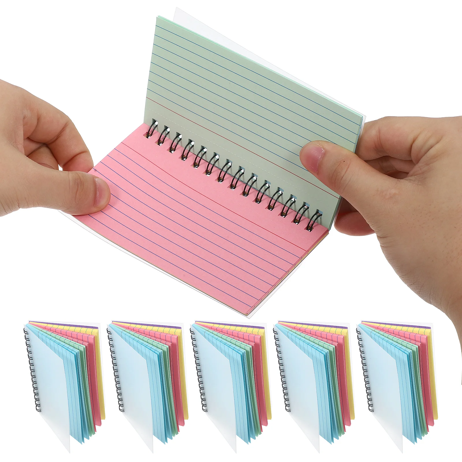 6pcs Tearable Coil Notebooks Colorful Notepads Small Size Ideal for Writing Drawing Notetaking Making Lists
6pcs Tearable Coil Notebooks Colorful Notepads Small Size Ideal for Writing Drawing Notetaking Making Lists