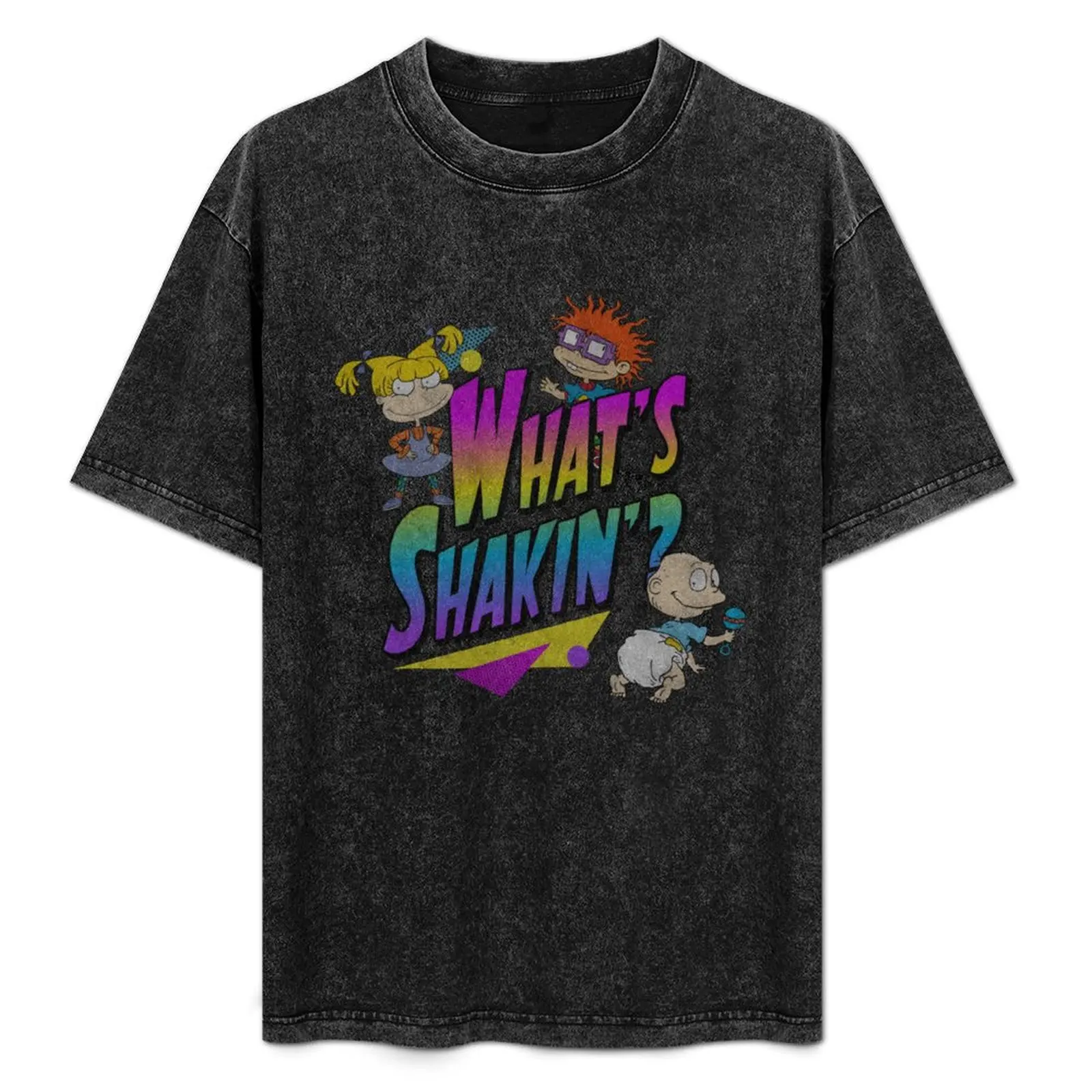 Rugrats Vintage Neon Group What's Shakin' T-Shirt boys whites quick-drying sports fans Anime t-shirt T-shirts for men cotton
Rugrats Vintage Neon Group What's Shakin' T-Shirt boys whites quick-drying sports fans Anime t-shirt T-shirts for men cotton