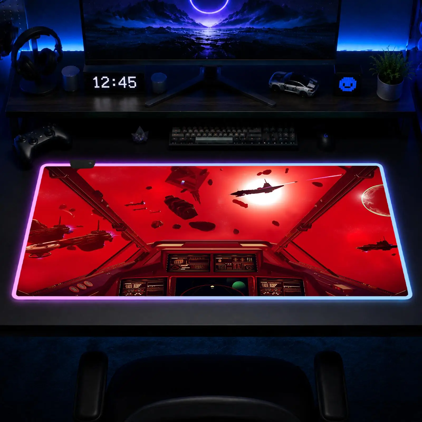 Space No Mans Sky Mouse Pad Gaming Anime Mouse Pad XXL RGB Desk Mats LED Table Pads Backlit Rubber Desktop
Space No Mans Sky Mouse Pad Gaming Anime Mouse Pad XXL RGB Desk Mats LED Table Pads Backlit Rubber Desktop