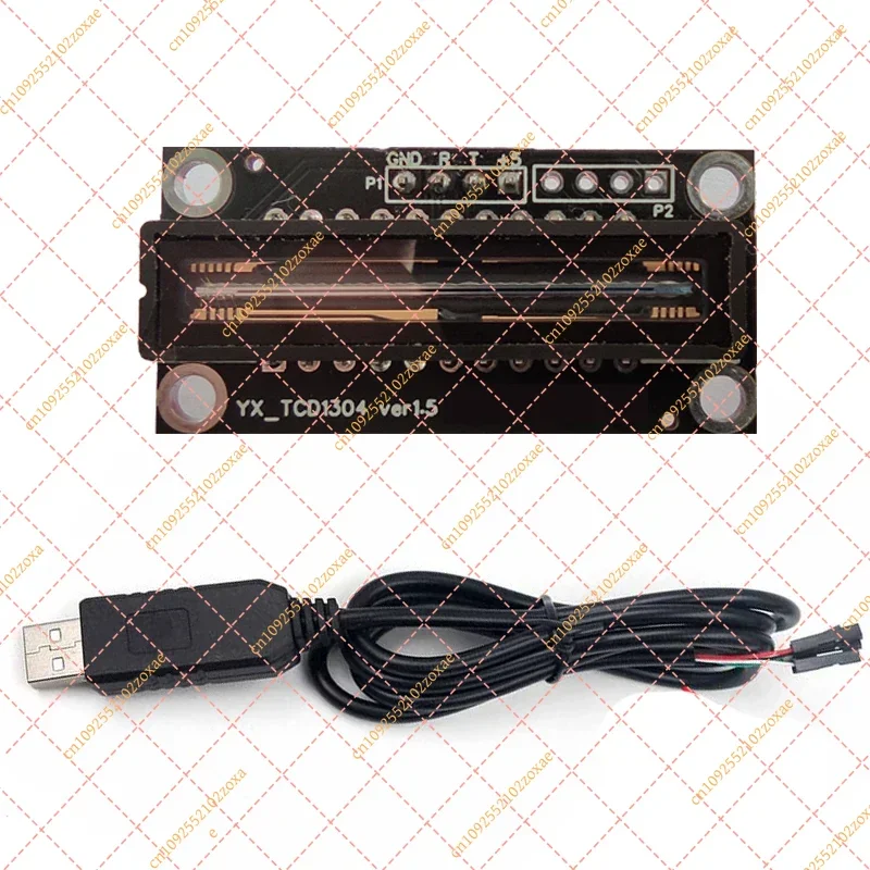 TCD1304 Linear CCD Sensor Module, STM32 Serial Output Development Board for Spectral Analysis and Signal Collection
TCD1304 Linear CCD Sensor Module, STM32 Serial Output Development Board for Spectral Analysis and Signal Collection