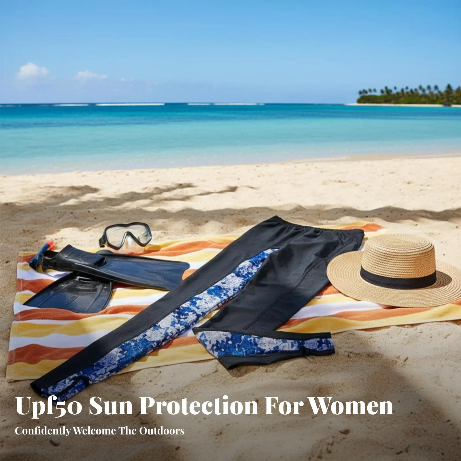 UPF50 Sun Protection Beach Pants, Women's Diving Trousers, Water Resistant, Snorkeling, Botanical/Tie-Dye
UPF50 Sun Protection Beach Pants, Women's Diving Trousers, Water Resistant, Snorkeling, Botanical/Tie-Dye