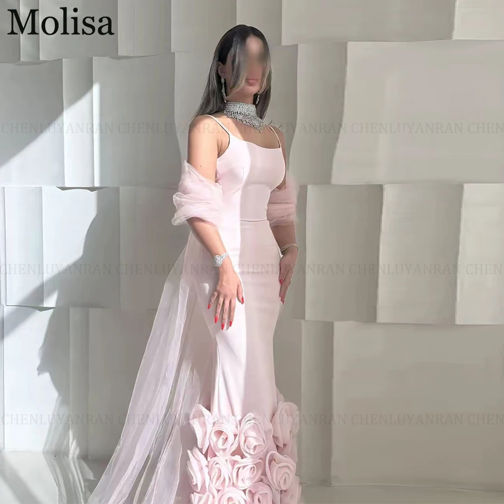 MOLISA Pink Fashion Formal Occasion Dresses 2025 New Customized Mermaid 3D Flowers Spaghetti Strap Long Party Prom Evening Gowns
MOLISA Pink Fashion Formal Occasion Dresses 2025 New Customized Mermaid 3D Flowers Spaghetti Strap Long Party Prom Evening Gowns