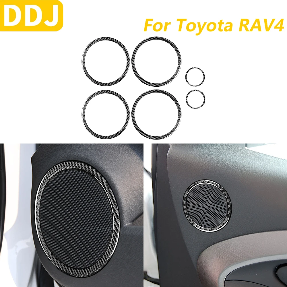 For Toyota RAV4 2006-2013 Carbon Fiber Door Speaker Horn Audio Ring Panel Cover Trim Car Accessories Interior Decoration Sticker
For Toyota RAV4 2006-2013 Carbon Fiber Door Speaker Horn Audio Ring Panel Cover Trim Car Accessories Interior Decoration Sticker