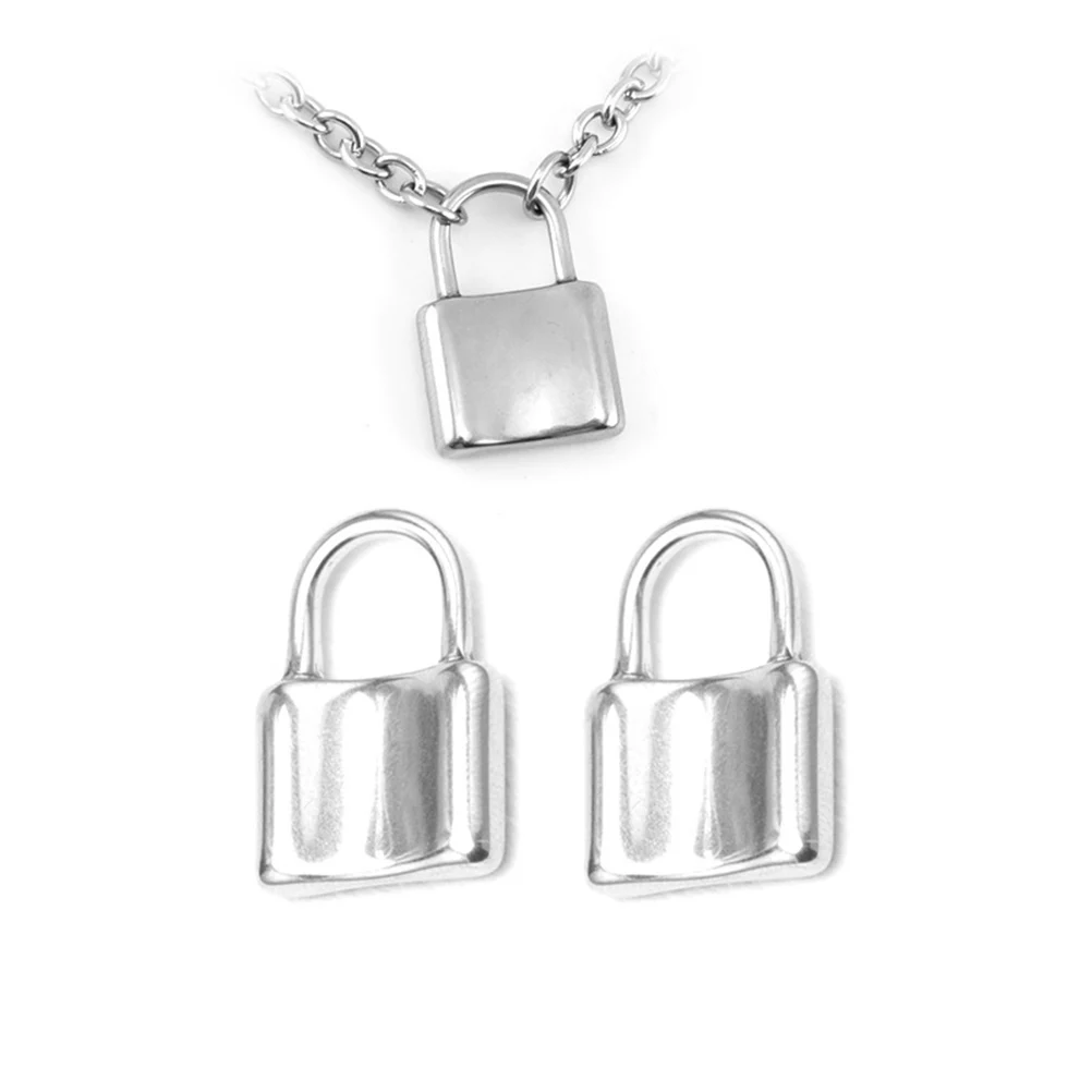 20 Pcs Stainless Steel Lock Pendant Sterling Silver Charm Bracelet Charms for Necklace Vintage Jewelry
20 Pcs Stainless Steel Lock Pendant Sterling Silver Charm Bracelet Charms for Necklace Vintage Jewelry