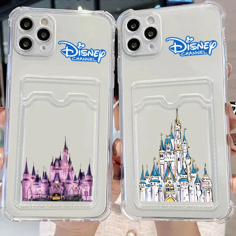 Disney Castle Luxury Cute For iPhone 15 14 13 12 11 XS XR X 8 7 Pro Max Plus Mini Photo Card Bag Transparent TPU Phone Case
Disney Castle Luxury Cute For iPhone 15 14 13 12 11 XS XR X 8 7 Pro Max Plus Mini Photo Card Bag Transparent TPU Phone Case