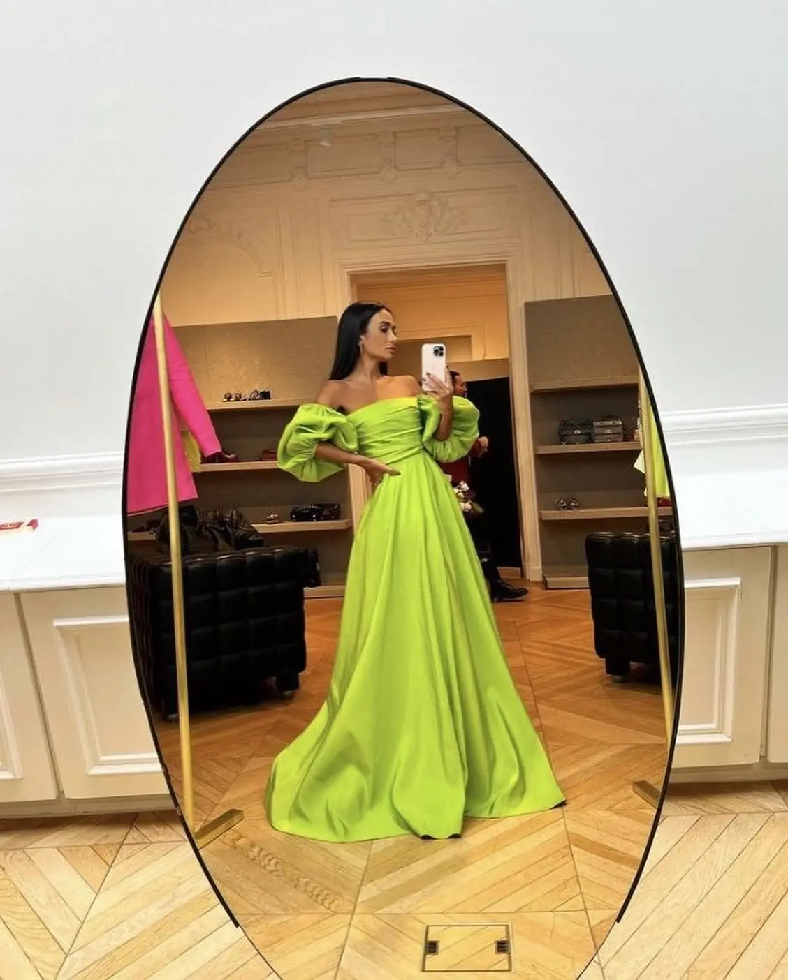 Customized Temperament Strapless Off the Shoulder Short Sleeves Evening Dresses Graceful Pleats Vestido De Festa Robe de soirée
Customized Temperament Strapless Off the Shoulder Short Sleeves Evening Dresses Graceful Pleats Vestido De Festa Robe de soirée