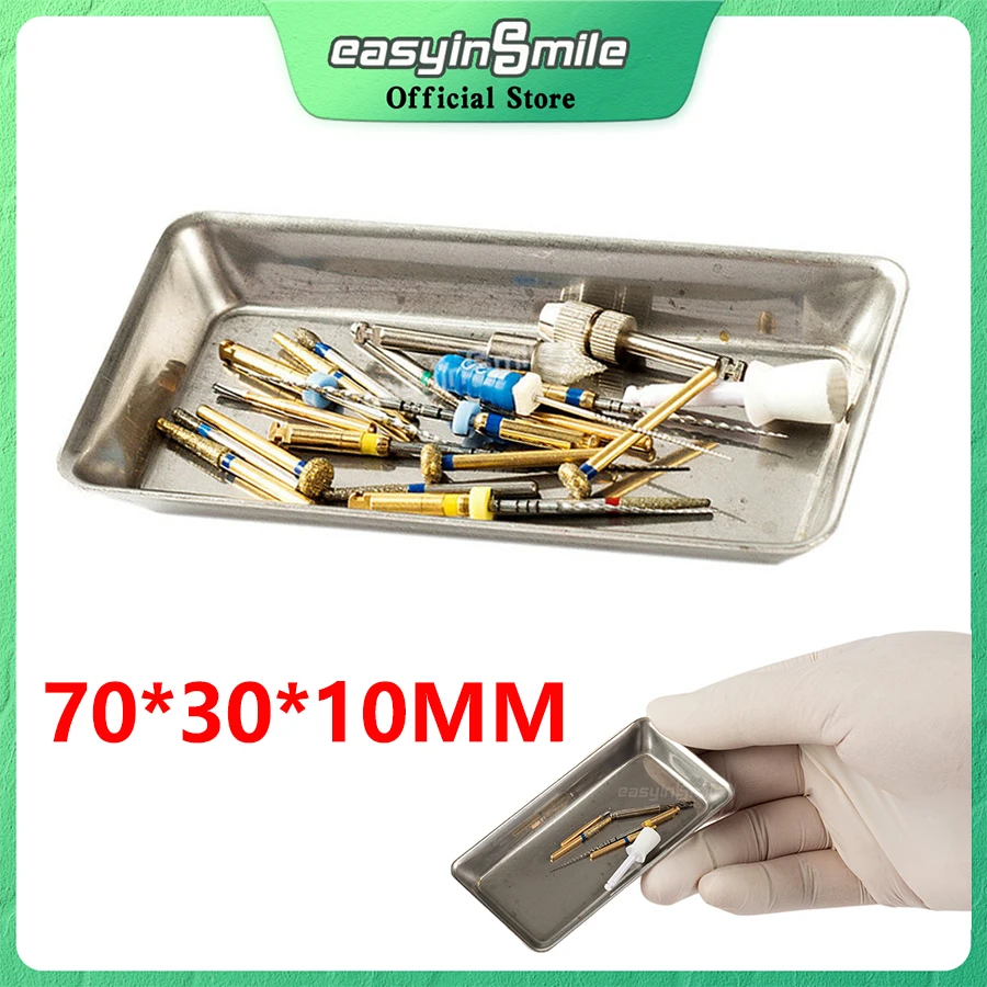 1pc Dental Instrument Tray Stainless Steel Holder for burs File Dental Medical Tools Tray Supplies Dish
1pc Dental Instrument Tray Stainless Steel Holder for burs File Dental Medical Tools Tray Supplies Dish