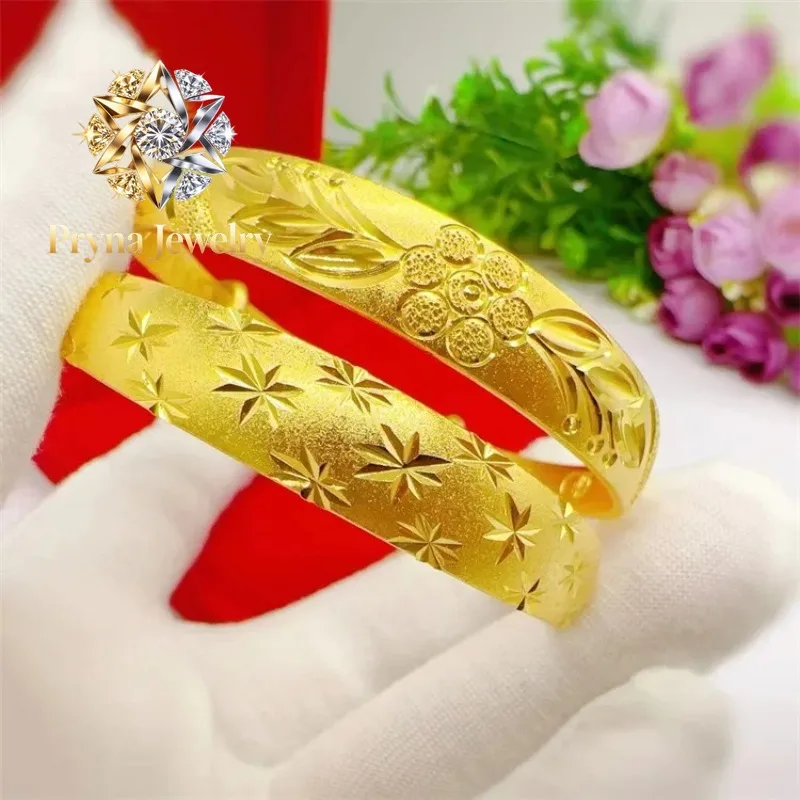 Pryna Jewelry 24K genuine gold bracelet 9999 Niche high-end twisted pull semi set sand semi gloss adjustable gold bracelet, su
Pryna Jewelry 24K genuine gold bracelet 9999 Niche high-end twisted pull semi set sand semi gloss adjustable gold bracelet, su