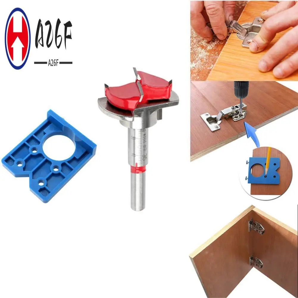 A26F-Concealed Hinge Jig Forstner Bit Sets-35Mm Hinge Hole Cutter For Cabinet Hinges And Mounting Plates
A26F-Concealed Hinge Jig Forstner Bit Sets-35Mm Hinge Hole Cutter For Cabinet Hinges And Mounting Plates