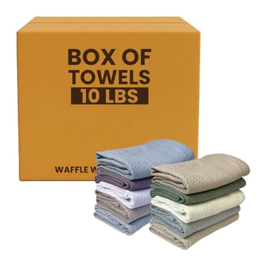100% Cotton Waffle Weave Kitchen Towels - 15" x 25" Each 10 lbs. Box of Towels Ultra Soft and Absorbent Dish Towels for Kitchen
100% Cotton Waffle Weave Kitchen Towels - 15" x 25" Each 10 lbs. Box of Towels Ultra Soft and Absorbent Dish Towels for Kitchen