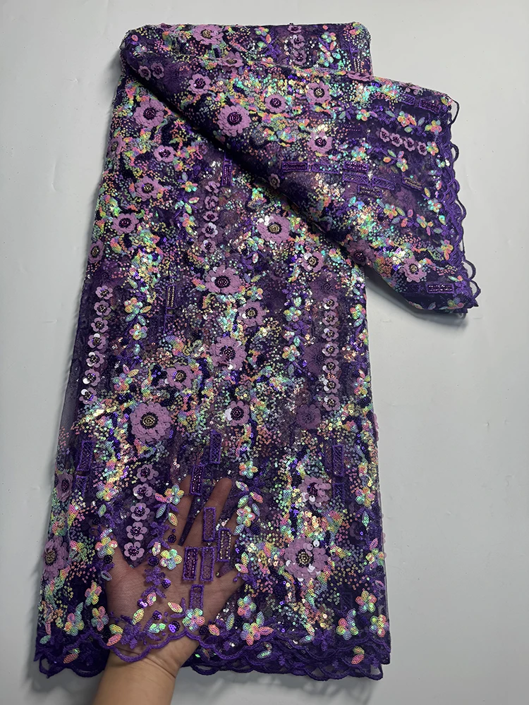 High Quality Heavy Beads African Lace Fabric 2025 French Net Sequins Fabric Sewing Embroidered Tulle Nigerian Lace Fabric 5Yards
High Quality Heavy Beads African Lace Fabric 2025 French Net Sequins Fabric Sewing Embroidered Tulle Nigerian Lace Fabric 5Yards