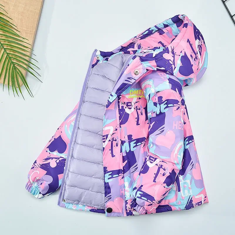 Children Spring Autumn Jacket Girls Thick Coat Winter Clothing Kids Ski Suits Snow Suits TZ118
Children Spring Autumn Jacket Girls Thick Coat Winter Clothing Kids Ski Suits Snow Suits TZ118