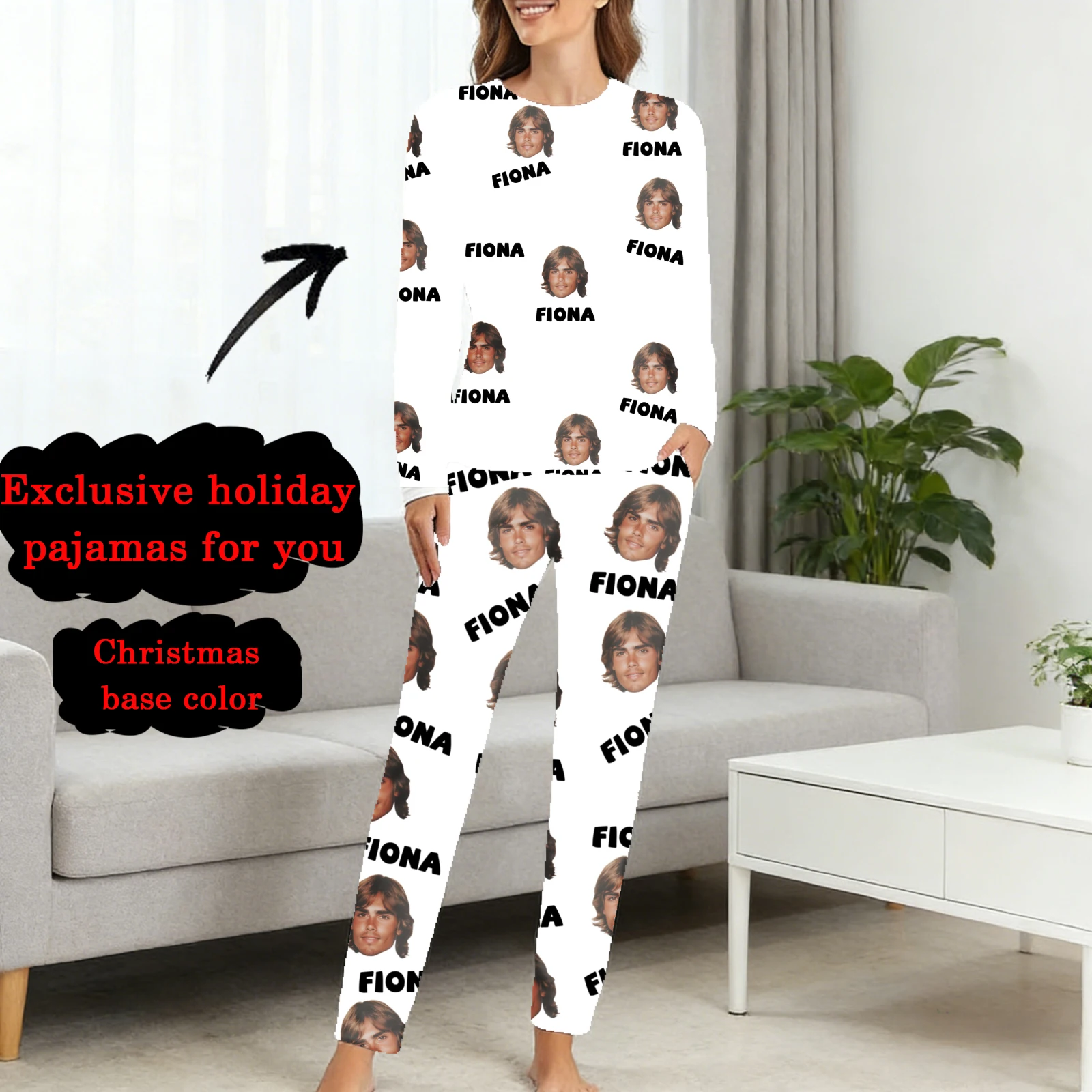 Custom Pet Face Pajamas Personalized Photo Matching Family PJs
Custom Pet Face Pajamas Personalized Photo Matching Family PJs