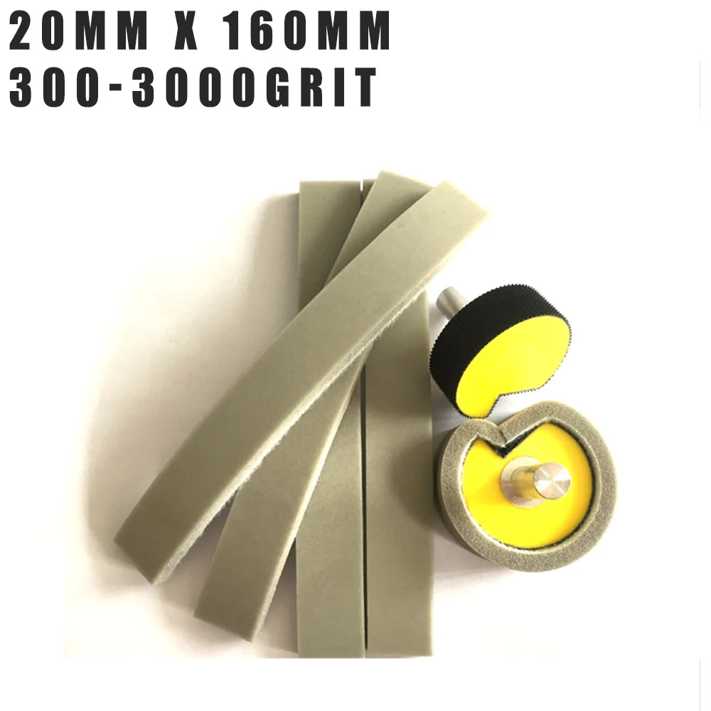 20x160mm Flocking Wet And Dry Sponge Sandpaper Abrasives Hook & Loop 300-3000 Grit Computer Glasses Mirror Polishing & Grinding
20x160mm Flocking Wet And Dry Sponge Sandpaper Abrasives Hook & Loop 300-3000 Grit Computer Glasses Mirror Polishing & Grinding