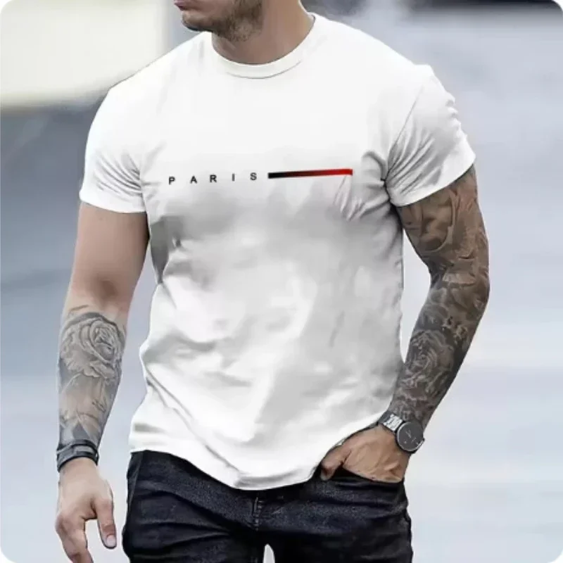 Paris casual men's wear Spring/Summer new style printed American letter sporty fashion short-sleeved two-piece set long pants
Paris casual men's wear Spring/Summer new style printed American letter sporty fashion short-sleeved two-piece set long pants