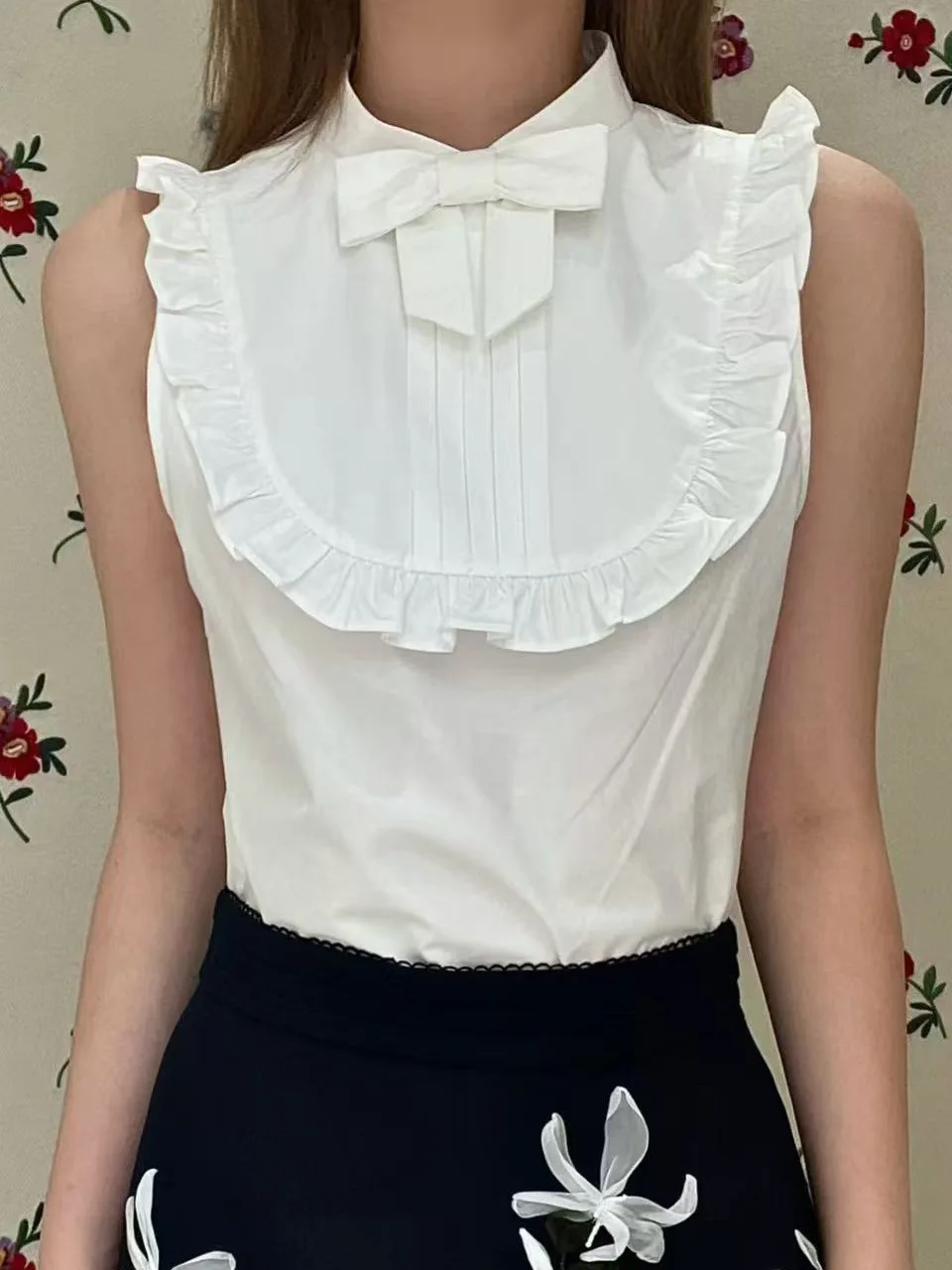 Casual Commute Style Floral Lace Sleeveless Top Women's Cotton Inner Wear Short Length Super Short Series Grid Pattern
Casual Commute Style Floral Lace Sleeveless Top Women's Cotton Inner Wear Short Length Super Short Series Grid Pattern