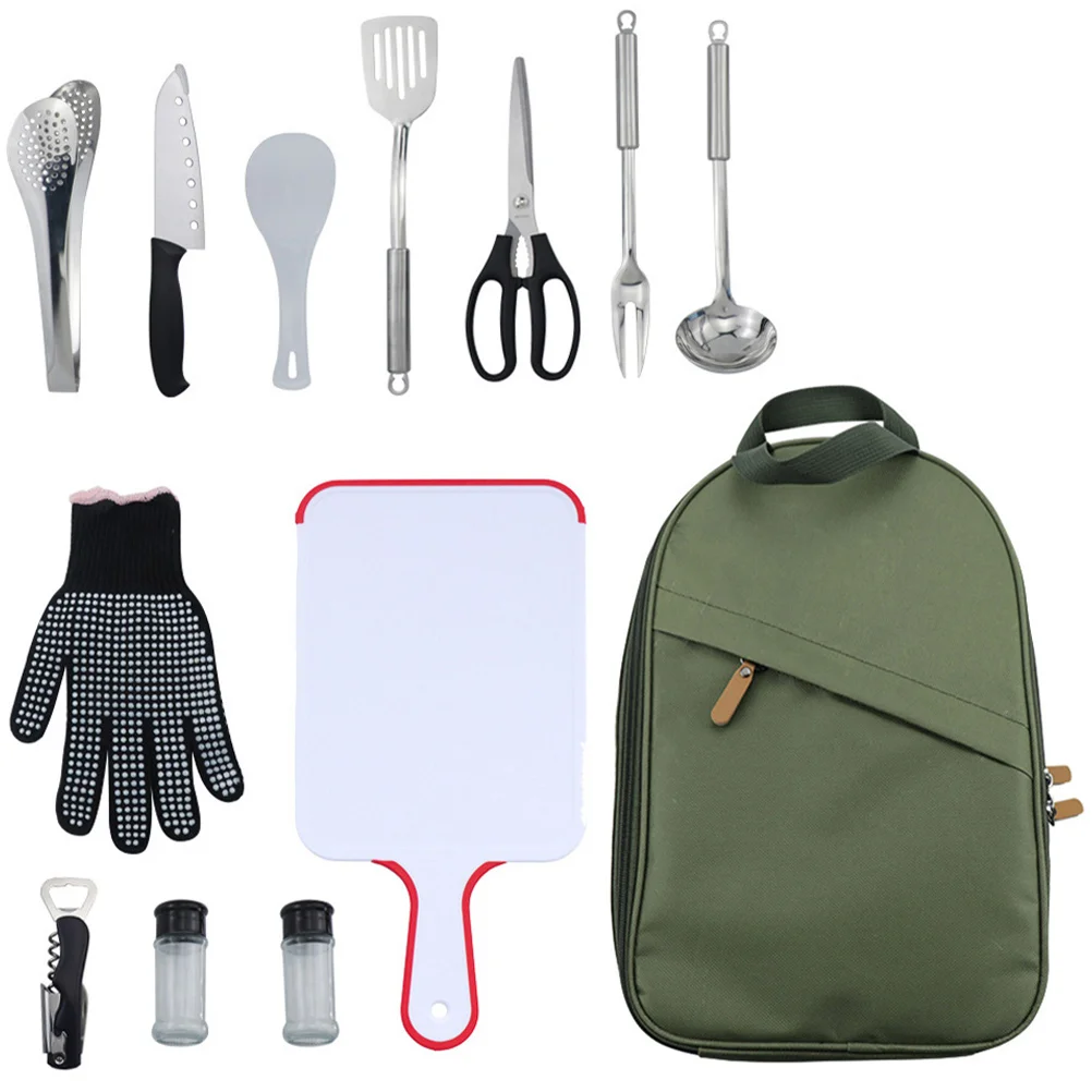 Camping Cutlery Set Cooker Storage Bag Silverware Picnic Tableware Travel Backpacks
Camping Cutlery Set Cooker Storage Bag Silverware Picnic Tableware Travel Backpacks