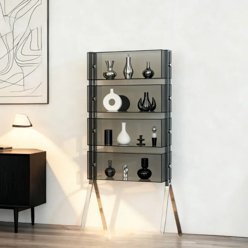 Acrylic Shelf Multi-layer Floor-to-Floor Household Display Rack Figure POP MART Display Shelf Cup Storage Cabinet
Acrylic Shelf Multi-layer Floor-to-Floor Household Display Rack Figure POP MART Display Shelf Cup Storage Cabinet