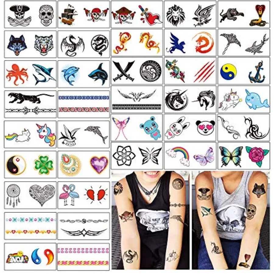 36 Sheets Temporary Tattoos for Boys Girls Adults Great Party Favors and Decorations
36 Sheets Temporary Tattoos for Boys Girls Adults Great Party Favors and Decorations