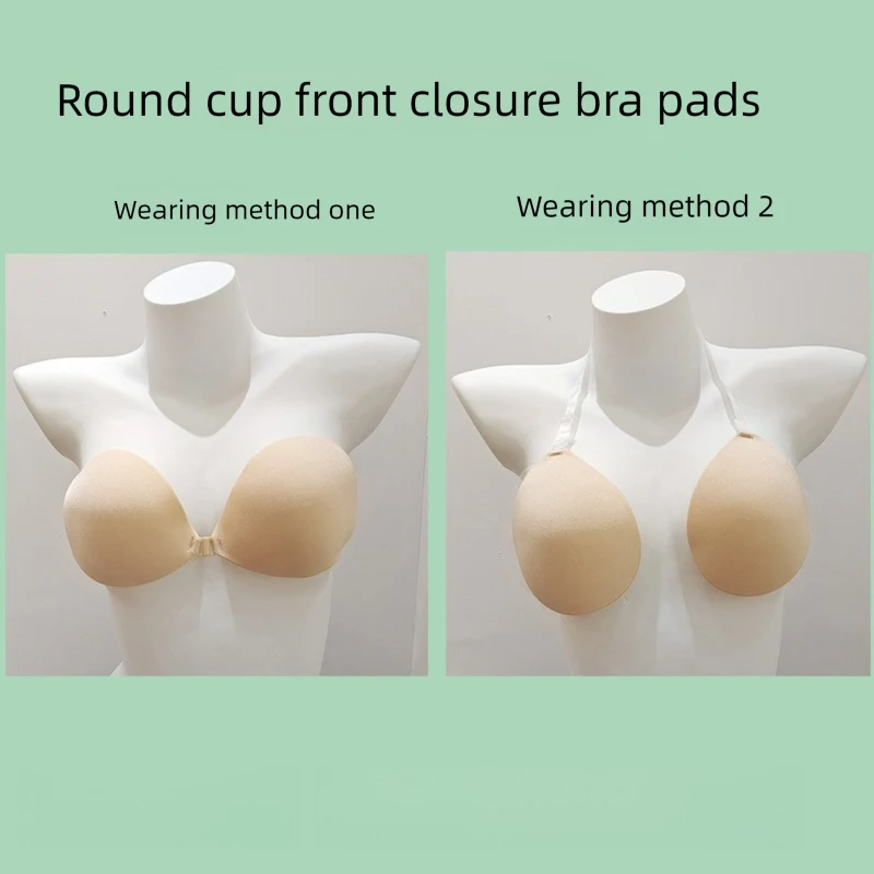 Women's Front Closure Adhesive Bra, Push Up Enhancing Invisible Bra, Round Cup Thin Fabric Bra for Strapless Dress Wedding Gown
Women's Front Closure Adhesive Bra, Push Up Enhancing Invisible Bra, Round Cup Thin Fabric Bra for Strapless Dress Wedding Gown