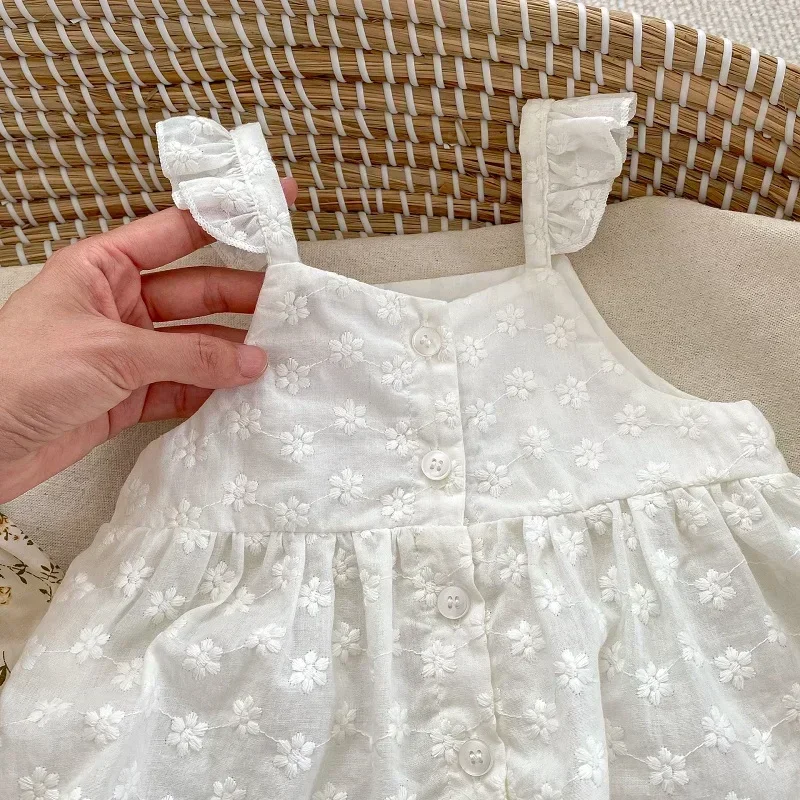 INS Newborn Baby Girl Clothes Set 0-3Years Princess Sleeveless Flower Dress Tops+Bloomers Shorts 2PCS Summer Outfits Sunsuit
INS Newborn Baby Girl Clothes Set 0-3Years Princess Sleeveless Flower Dress Tops+Bloomers Shorts 2PCS Summer Outfits Sunsuit