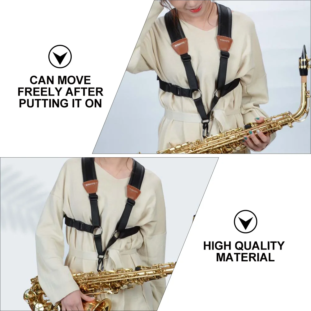 Double Shoulder Saxophone Strap Harness Bass Adjustable Linen Belt Child Universal
Double Shoulder Saxophone Strap Harness Bass Adjustable Linen Belt Child Universal