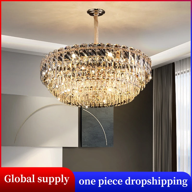 Подвесной светильник для столовой, современная люстра для гостиной, хрустальная люстра, роскошные подвесные светильники для высоких потолков, люстра
Подвесной светильник для столовой, современная люстра для гостиной, хрустальная люстра, роскошные подвесные светильники для высоких потолков, люстра