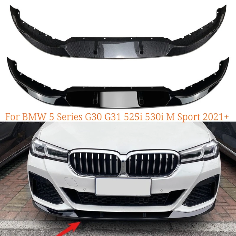 For BMW 5 Series G30 G31 525i 530i M Sport 2021+ Car Front Bumper Lip Spoiler Chin Diffuser Splitter Blade Body Kit Tuning
For BMW 5 Series G30 G31 525i 530i M Sport 2021+ Car Front Bumper Lip Spoiler Chin Diffuser Splitter Blade Body Kit Tuning