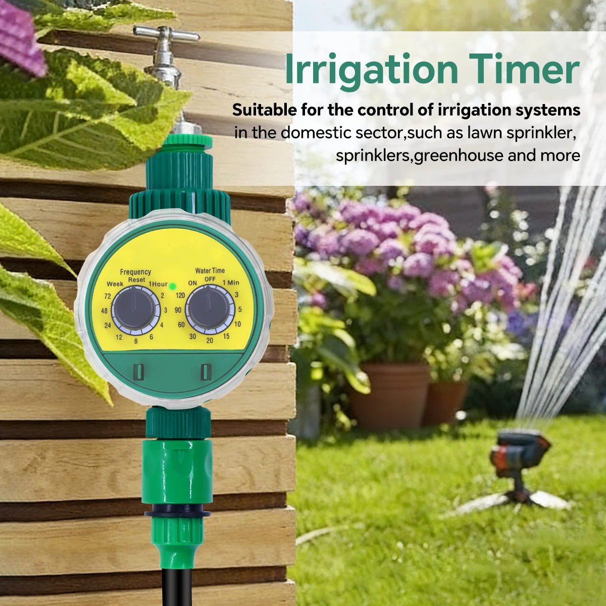 Garden automatic watering system timer LCD electronic drip irrigation controller greenhouse irrigator(G thread)
Garden automatic watering system timer LCD electronic drip irrigation controller greenhouse irrigator(G thread)