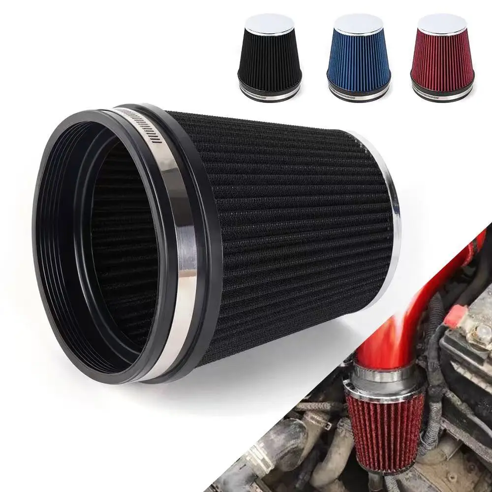 6 Inch 152mm High Flow Air Filter Universal Mushroom Head Pod Filter Cold Air Intake Racing Performance Washable 6" Inlet Chrome
6 Inch 152mm High Flow Air Filter Universal Mushroom Head Pod Filter Cold Air Intake Racing Performance Washable 6" Inlet Chrome