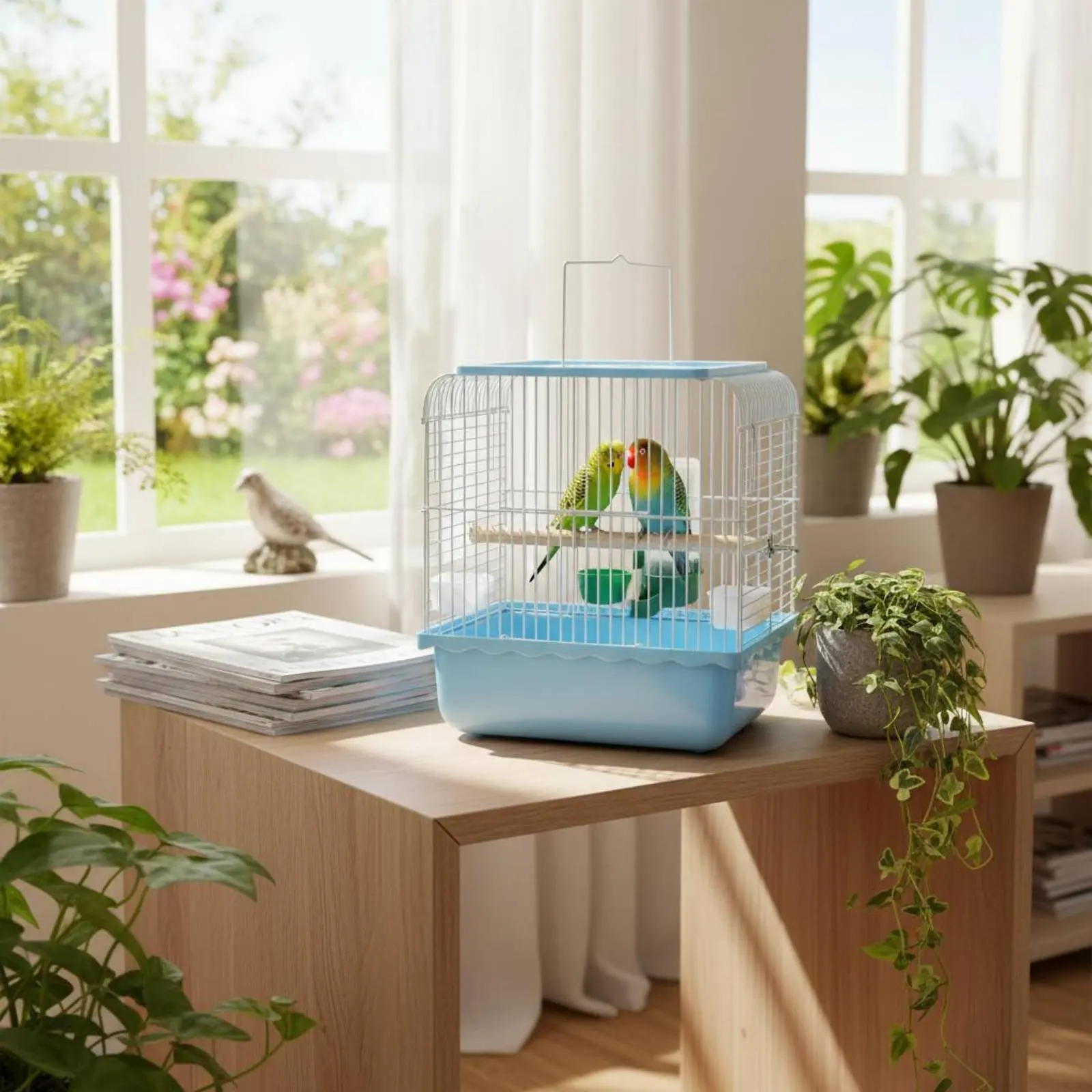 Parakeet Enclosure Wire Mesh Decorative Roof Bird Enclosure Large Bird Aviary Rust-Resistant Craft Pet Enclosure Pull-out Tray
Parakeet Enclosure Wire Mesh Decorative Roof Bird Enclosure Large Bird Aviary Rust-Resistant Craft Pet Enclosure Pull-out Tray