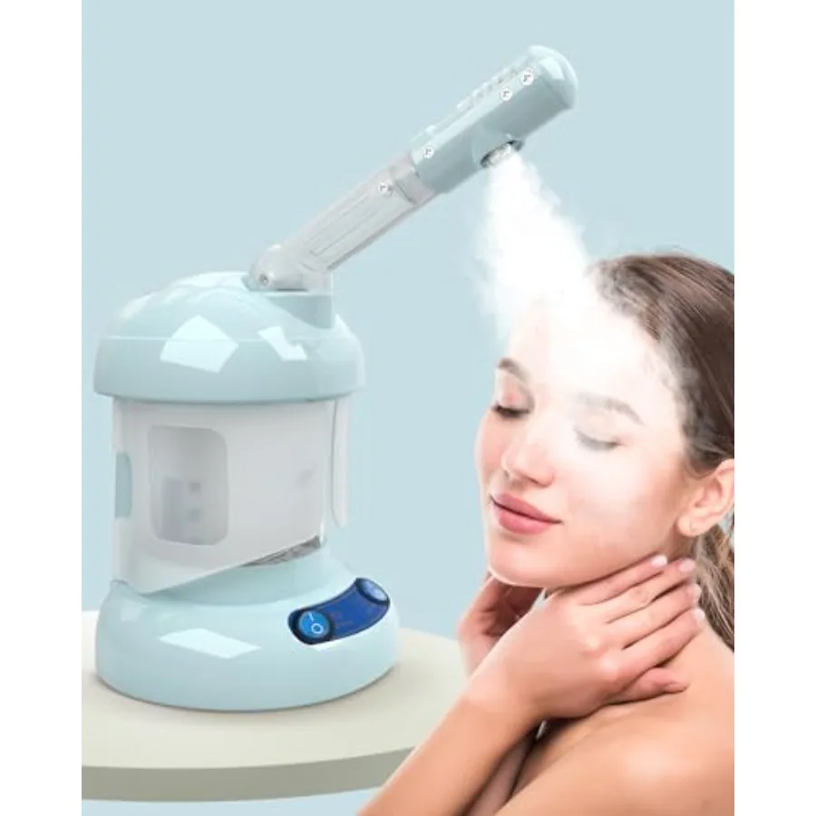 Kingsteam Tabletop Facial Steamer - Ozone Steamer with 360° Rotatable Arm - Professional Nano Ionic Facial Steamer for Deep Cle
Kingsteam Tabletop Facial Steamer - Ozone Steamer with 360° Rotatable Arm - Professional Nano Ionic Facial Steamer for Deep Cle