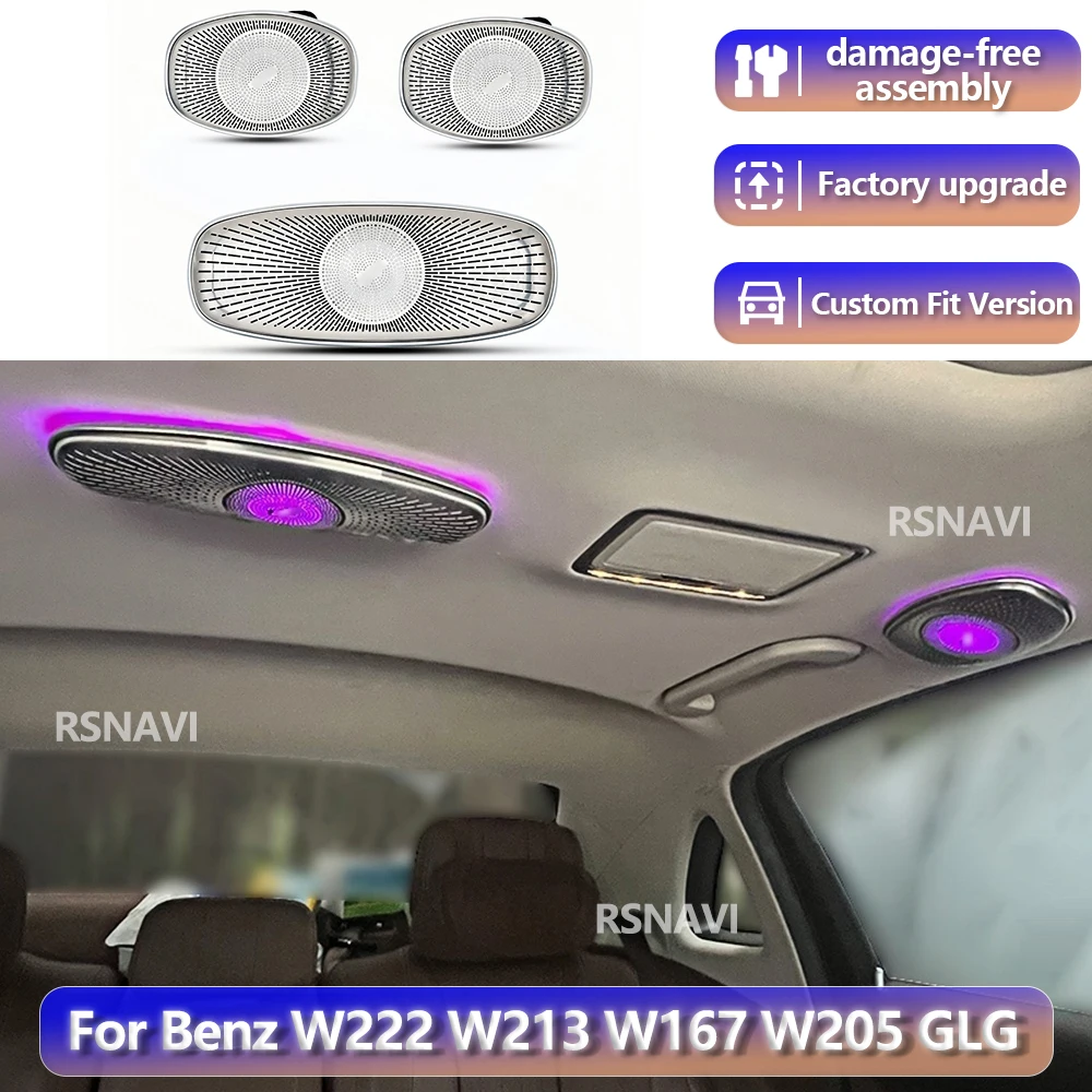 RGB-подсветка салона для Mercedes-Benz C/E/S-Class W213 W222 W205 X253 2014-2025, 64 цвета, светодиодная атмосферная подсветка потолка, динамики, очки
RGB-подсветка салона для Mercedes-Benz C/E/S-Class W213 W222 W205 X253 2014-2025, 64 цвета, светодиодная атмосферная подсветка потолка, динамики, очки