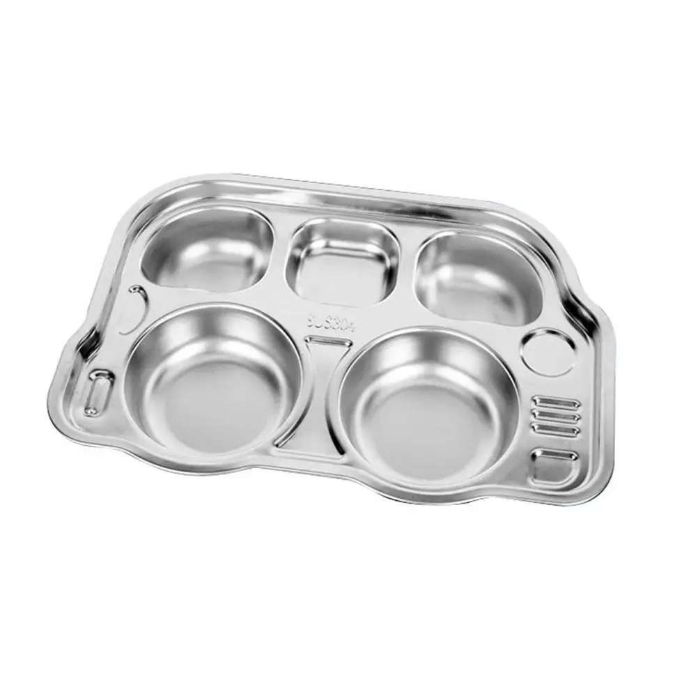 Stainless Steel Plates Divided Tray Household Cartoon Bus Platter Snack Meal Separate Kids Easy Clean Dishwasher Safe Use
Stainless Steel Plates Divided Tray Household Cartoon Bus Platter Snack Meal Separate Kids Easy Clean Dishwasher Safe Use