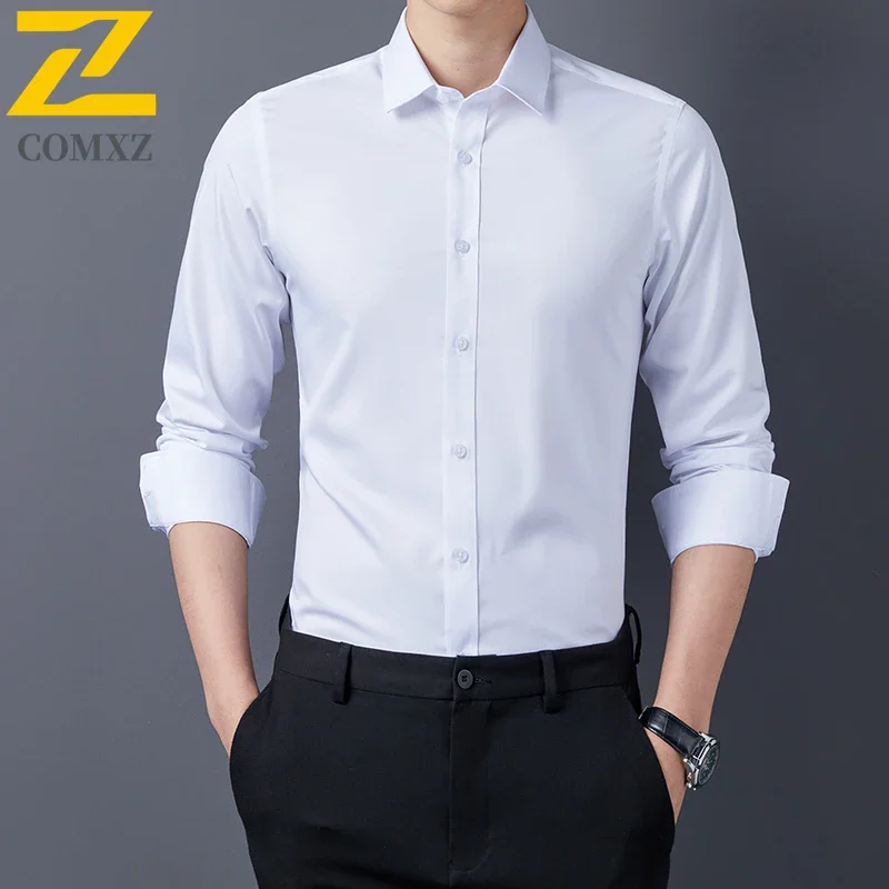 High Quality Men Casual Shirt Trend Versatile No Ironing Comfortable Breathable Business Long Sleeved Shirt Office Formal Shirt
High Quality Men Casual Shirt Trend Versatile No Ironing Comfortable Breathable Business Long Sleeved Shirt Office Formal Shirt