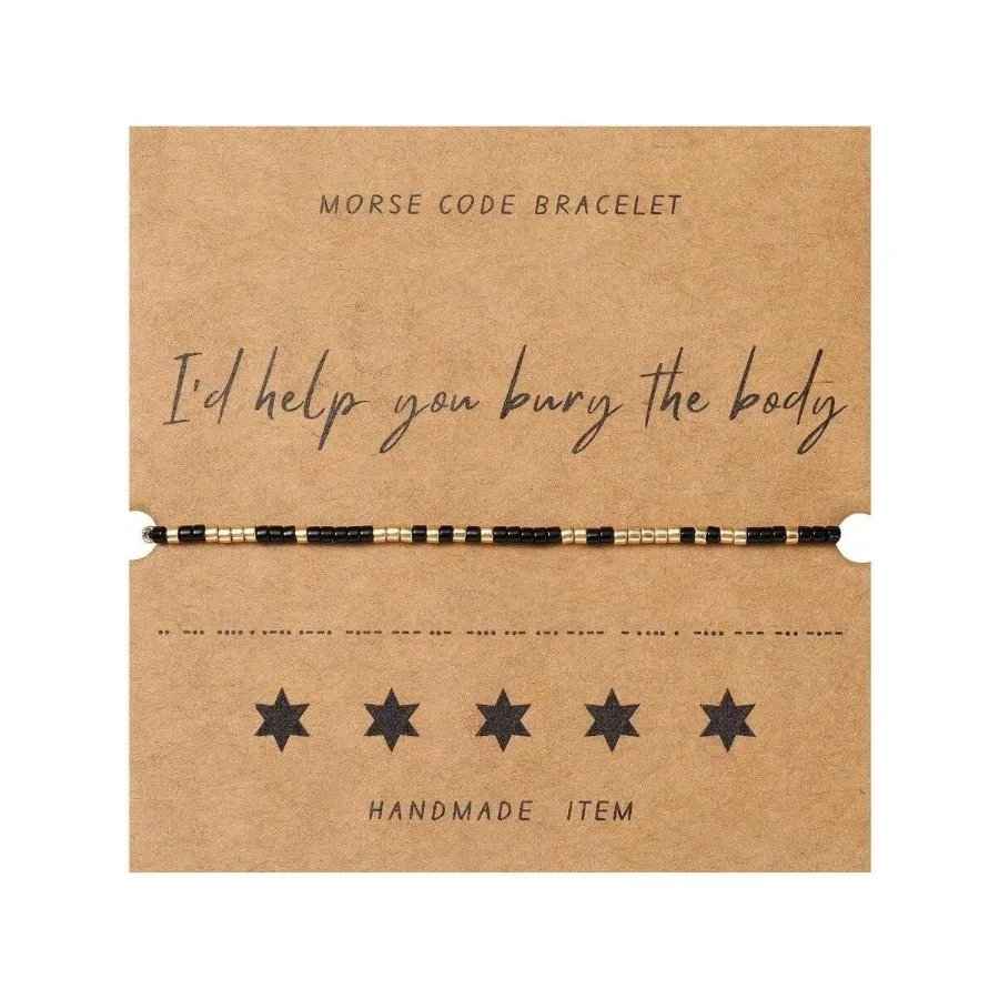 Morse Code Bracelet, Best Friend, Birthday Present, Friendship Bracelets, Gifts Best Friend Female, Party Favor, Friend Group G
Morse Code Bracelet, Best Friend, Birthday Present, Friendship Bracelets, Gifts Best Friend Female, Party Favor, Friend Group G