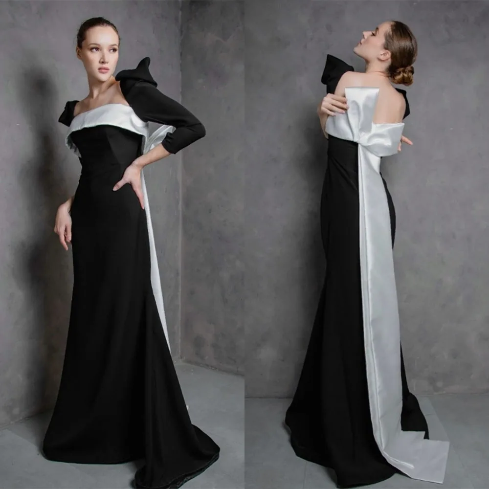 Высокое качество, индивидуальное элегантное платье без бретелек длиной до пола, контрастное цветное, с открытой спиной и скользящим шлейфом, с длинными рукавами, для свадебной вечеринки
Высокое качество, индивидуальное элегантное платье без бретелек длиной до пола, контрастное цветное, с открытой спиной и скользящим шлейфом, с длинными рукавами, для свадебной вечеринки