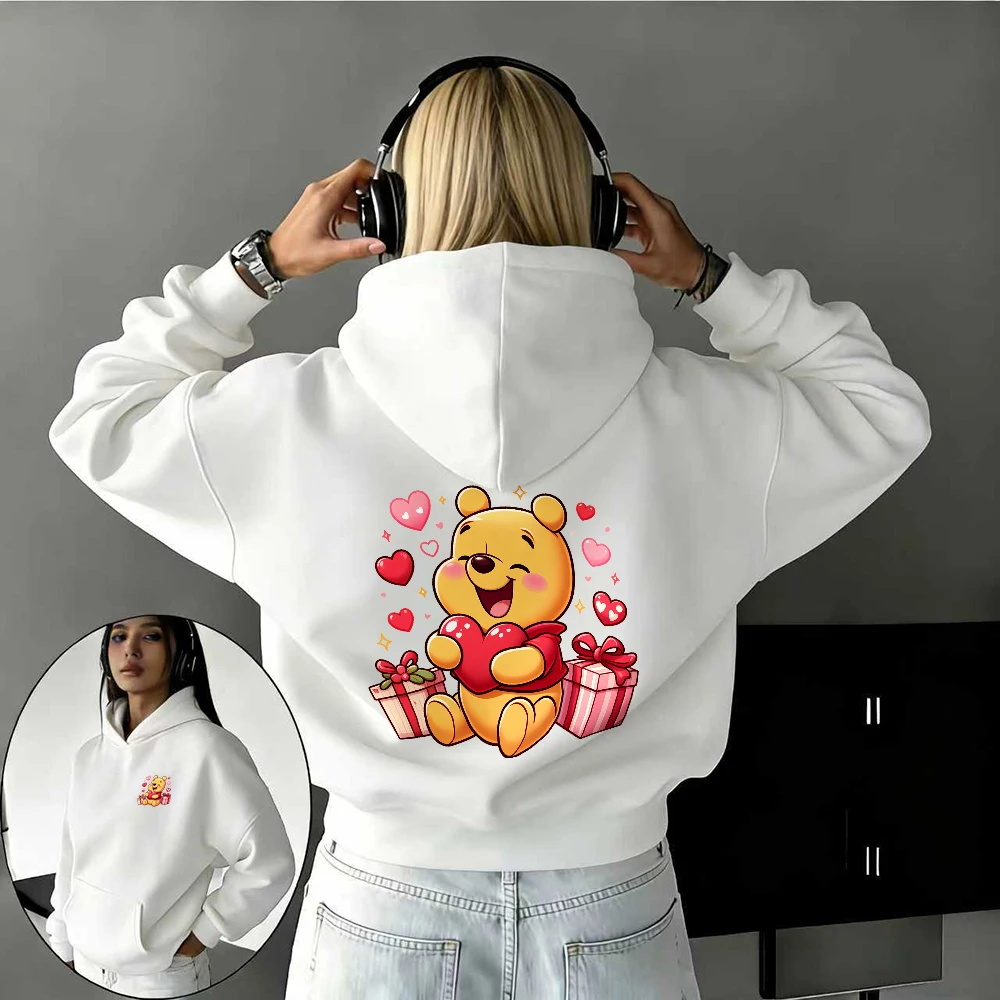 Осень/зима Disney Winnie The Pooh Heart Element, толстовка из 100% чистого хлопка с принтом для мужчин и женщин, повседневный и теплый топ
Осень/зима Disney Winnie The Pooh Heart Element, толстовка из 100% чистого хлопка с принтом для мужчин и женщин, повседневный и теплый топ