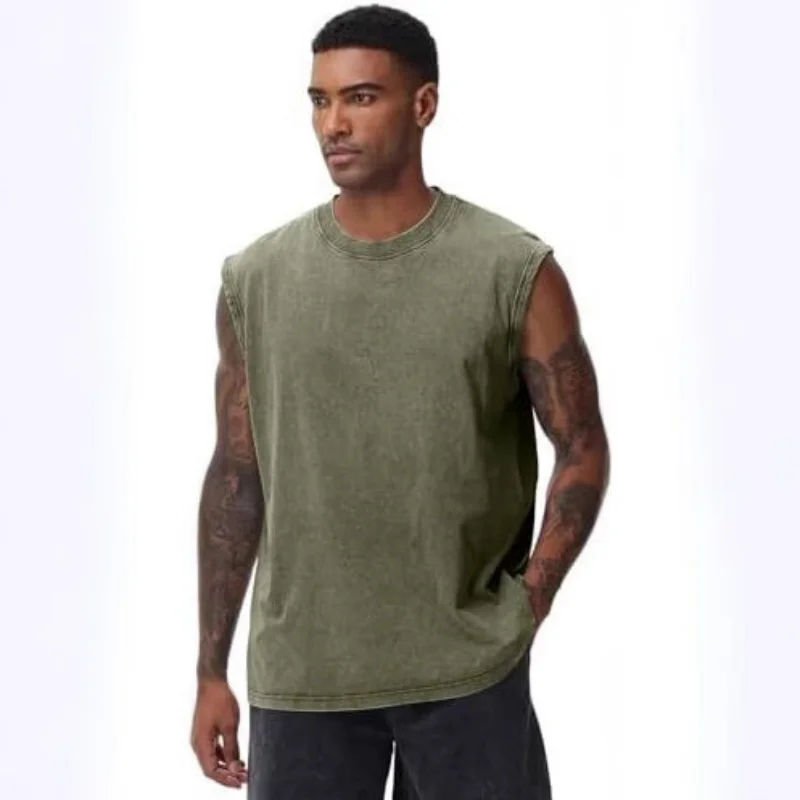 Новые летние мужские майки из стираного хлопка 2025 года: свободные футболки без рукавов для спортзала, тренировок, бега и пляжа
Новые летние мужские майки из стираного хлопка 2025 года: свободные футболки без рукавов для спортзала, тренировок, бега и пляжа
