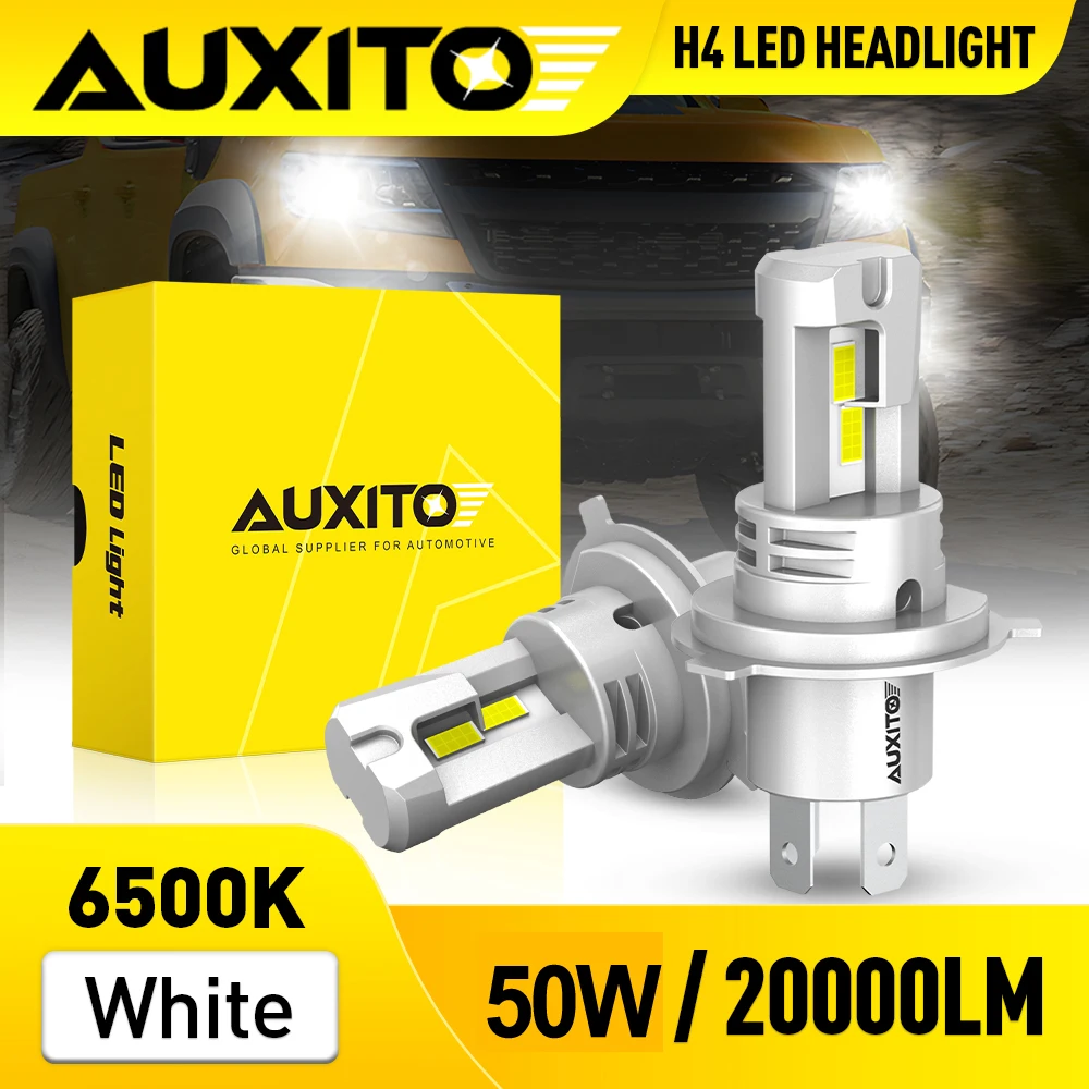 2Pcs AUXITO 20000LM H4 LED Canbus Headlight 9003 HB2 LED Bulb High & Low Beam 6500K 12V Ultra Powerful for Car Lights Fanless
2Pcs AUXITO 20000LM H4 LED Canbus Headlight 9003 HB2 LED Bulb High & Low Beam 6500K 12V Ultra Powerful for Car Lights Fanless