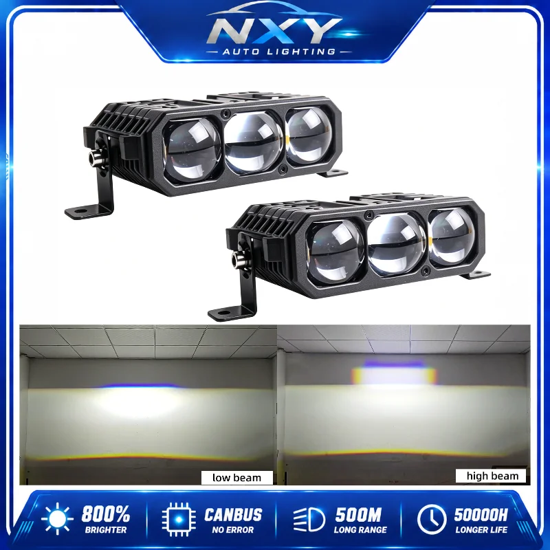 NXY S30 Car Front Grille LED Light 150W 5500K Pure White 3-Eye Spotlight Auto Offroad Driving Work Lamp Truck Bumper Pods
NXY S30 Car Front Grille LED Light 150W 5500K Pure White 3-Eye Spotlight Auto Offroad Driving Work Lamp Truck Bumper Pods