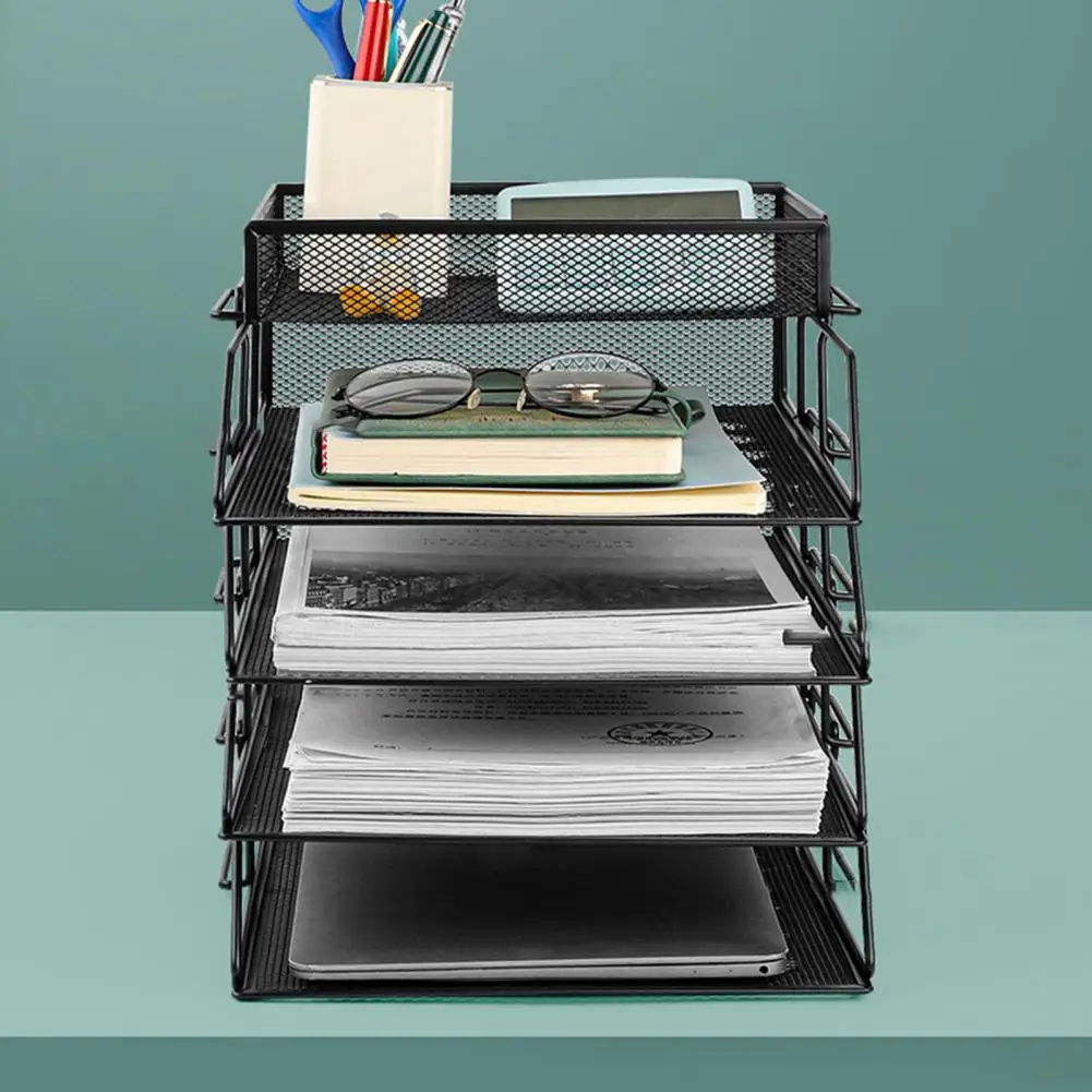 Mesh Tray Desk Organizer Mesh File Rack with Removable Layers for Office Workspace Organization Capacity Notebook Letter Storage
Mesh Tray Desk Organizer Mesh File Rack with Removable Layers for Office Workspace Organization Capacity Notebook Letter Storage